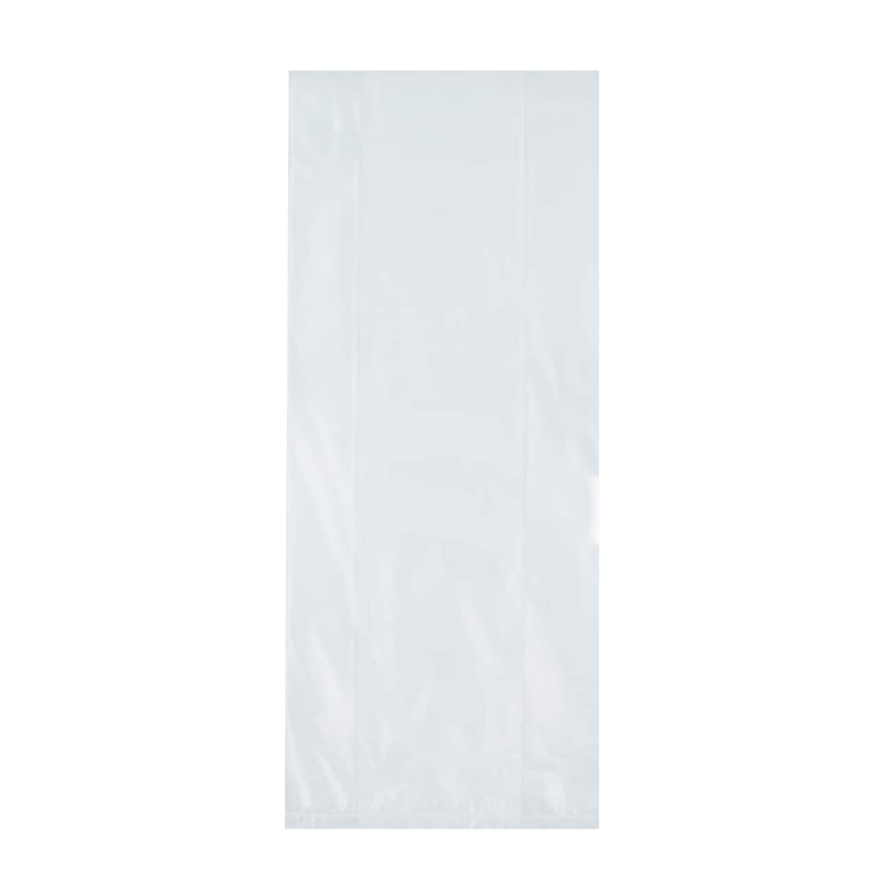 Clear Rectangle Treat Bags with Ties by Celebrate It&#xAE;, 50ct.